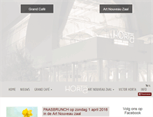 Tablet Screenshot of grandcafehorta.be